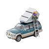 TOMYTEC Tomica Limited Vintage Neo 1/64 Scale LV-N206c Mitsubishi Pajero Mid-Roof Wide VR with Optional Parts, Green/Beige, 1991 Model, Includes Tent