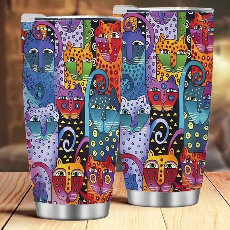

Новая модная портативная термокружка 2 piece