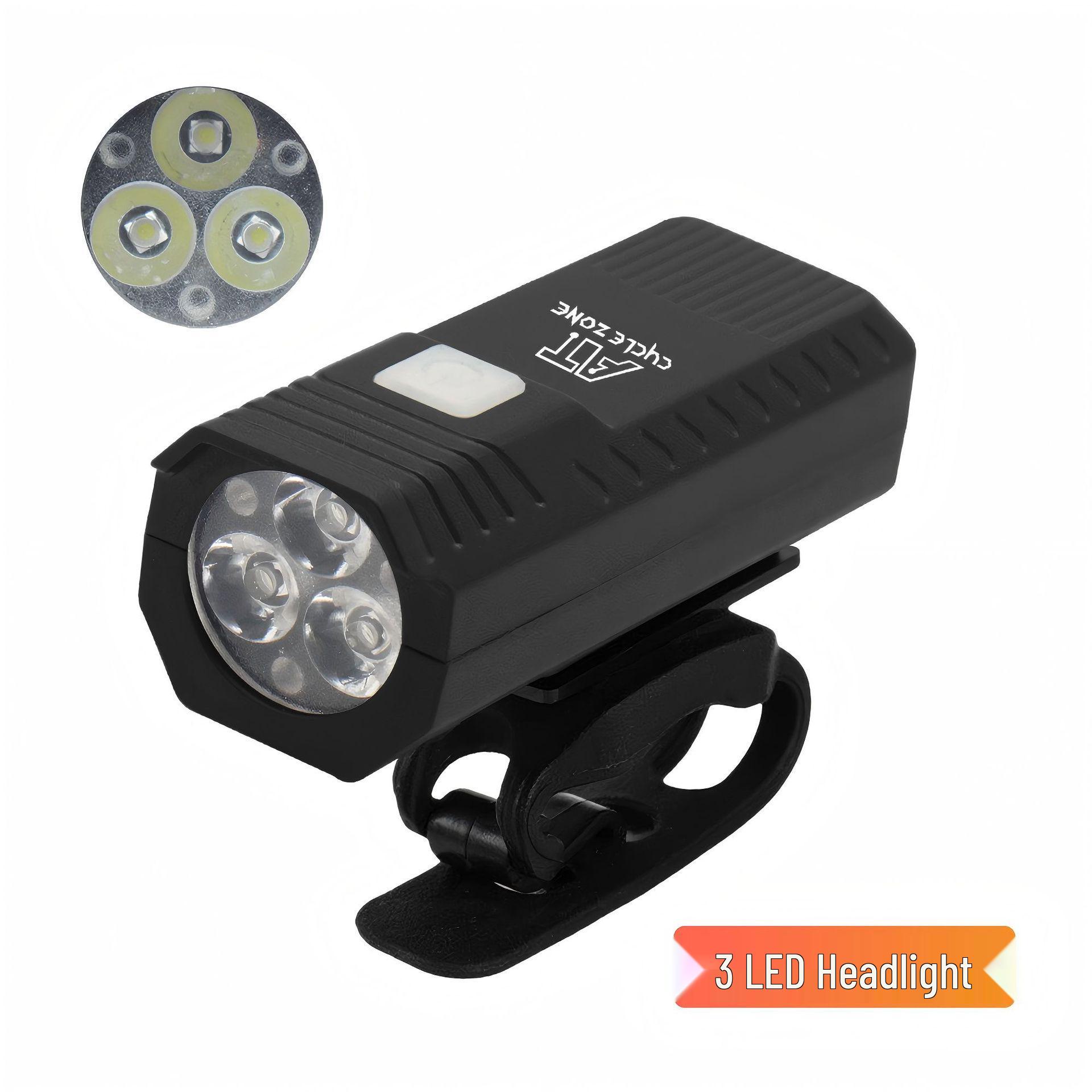 

USB Перезаряжаемый Велосипедный Передний и Задний Фонарь Комбо – Высокая Яркость для Ночной Езды, Детский Мини-Фонарь.