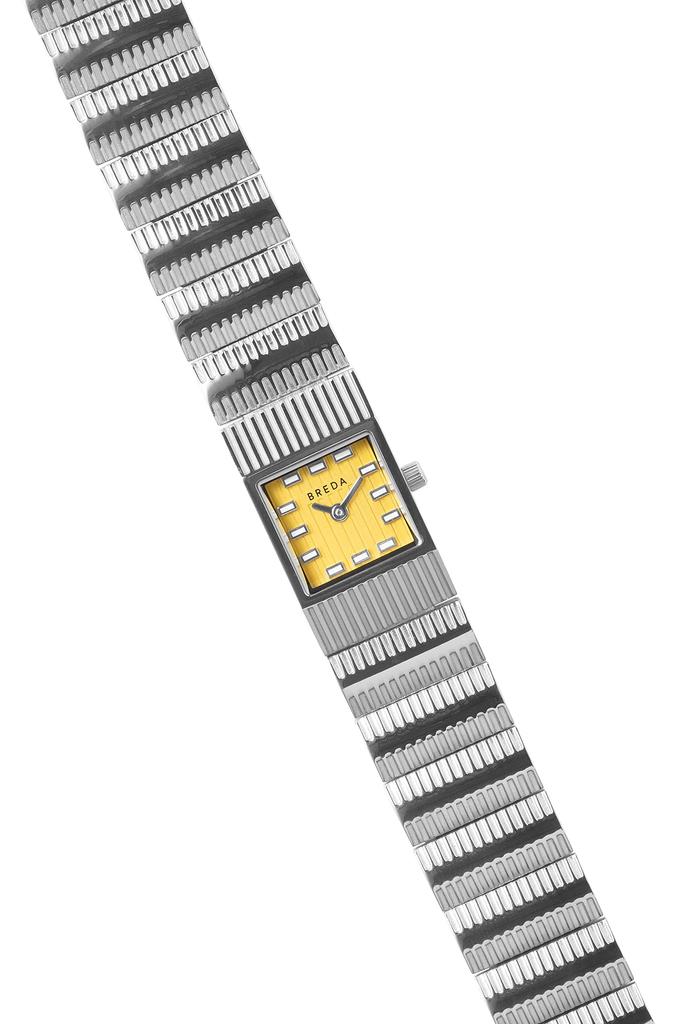 Breda Watch Groove Silver Square Petite Unisex 1749b