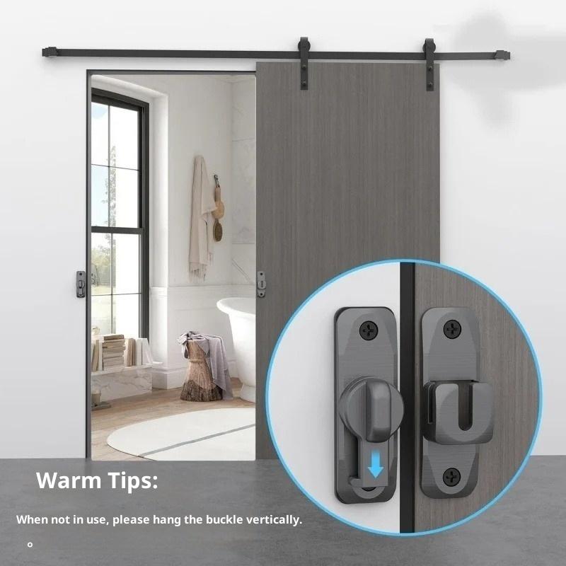 90/180 Graders Vänddörrslås Hem Säkerhet Skjutdörrslås Små Grindlås Hårdvara Stöldskyddslås Zinklegering Dörrbultar
