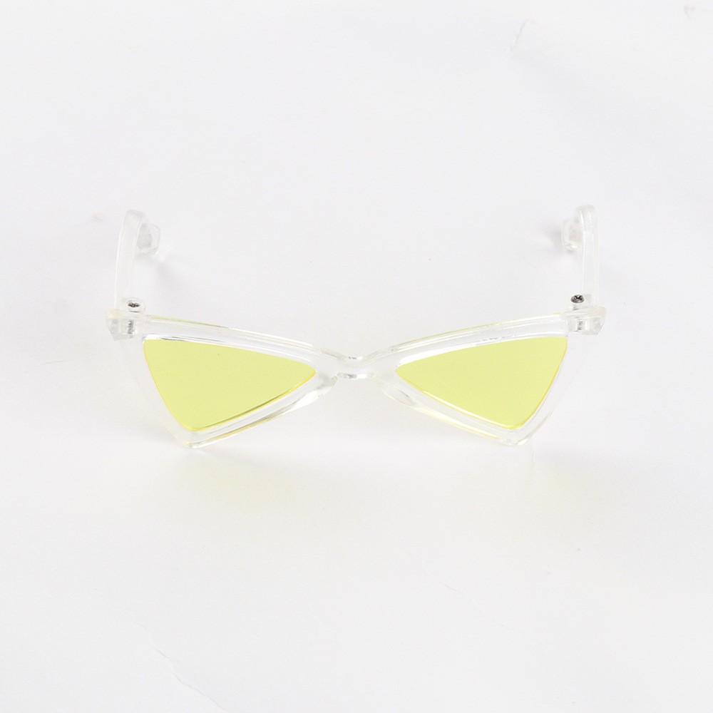 

Модные солнцезащитные очки для маленьких собак и кошек - Крутые хлопковые треугольные очки от Labubu One Size - 8.5CM