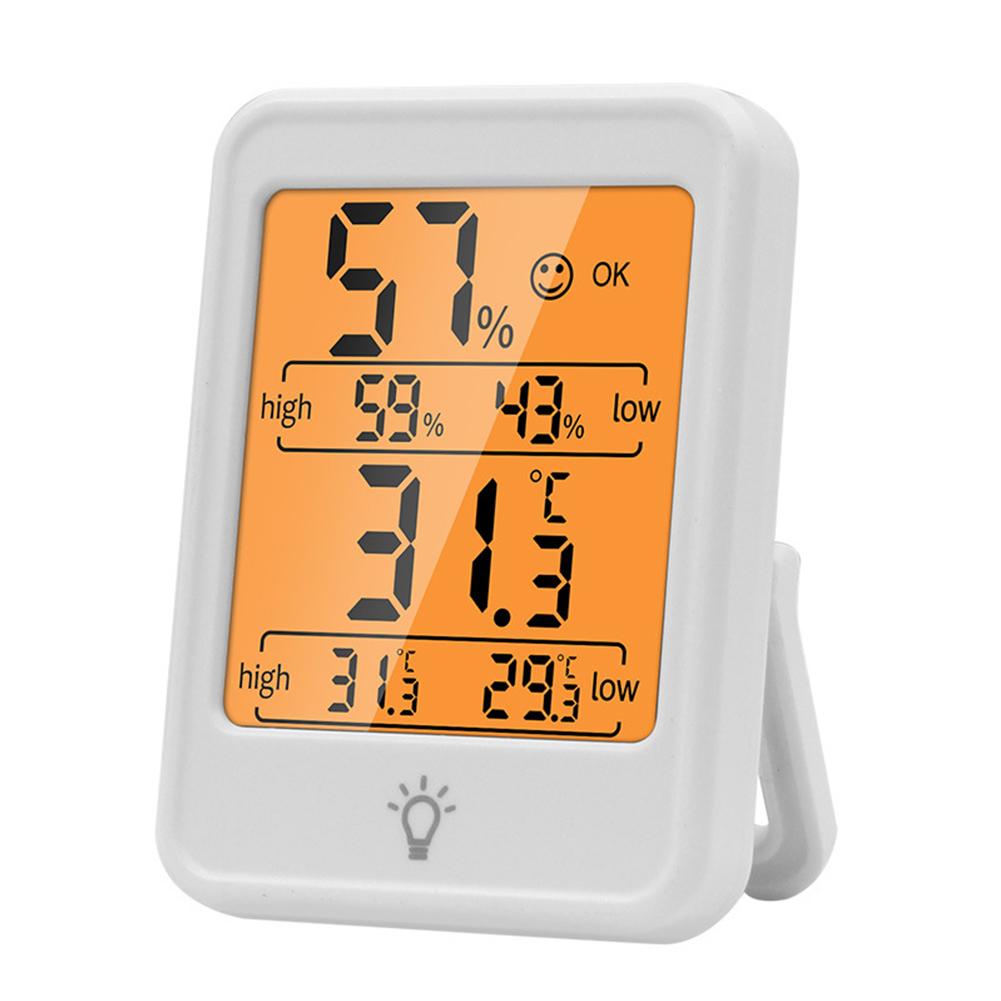 Digital Electronic Thermo-hygrometer Temperature Humidity Meter With Backlight For Living Room Bedroom Officen
