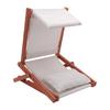 Foldable Beach Sunbathing Headrest Sunshade Chair Portable Wooden Beach Headrest Sunshade with Pillow