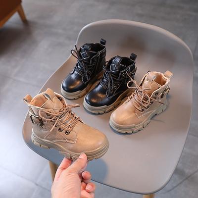 Children's Martin Boots Autumn and Winter New Items for Boys British Boots for Babies Single Boots for Girls Low Cut Short Boots