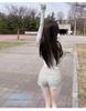Korean Dongdaemun Slimming Two-Piece Hoodie and Shorts Set for Women