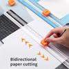 Double Sided Cutting A4 Paper Cutter Small Mini Paper Cutter Student Hand Made Ledger Cutting Photo