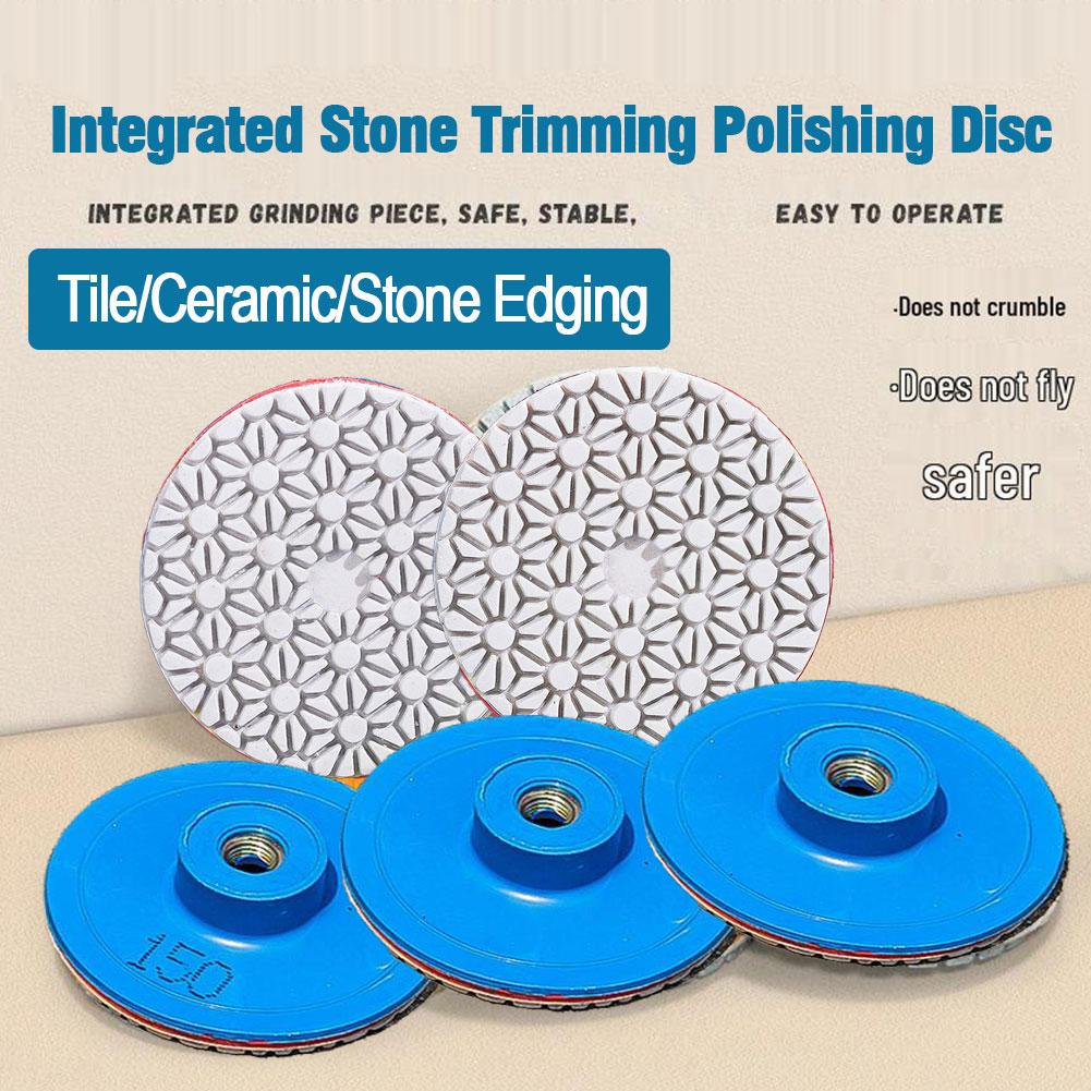 Polishing Pad Integrated Stone Trimming Polishing Disc Granite Sharp Sanding Stone 3.5inch 80mm And Marble Wear-resistant D I5A0