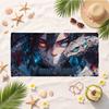 Demon Slayer (1) Custom Name Beach Towel Soft Towel Gift for Beach Pool Swimming Vacation