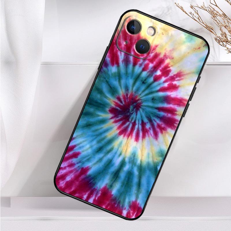 Trippy Batik Hippie Kunst Stoßfeste Hülle Für iPhone 17 16 Pro Max 11 14 15 Plus 12 13 Mini 16e 17 Air Handyhülle