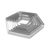 MDNG Hexagonal Perforated Mousse Ring Set