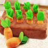 Pulling Radish Garden Parent-child Interaction Toys Child Educational Toys Pet  Chew Toy Pull Up Carrots Plush Carrot Toy