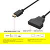 Hdmi Splitter Cable Male To Dual Hdmi 2 Female Y Splitter Adapter In Hdmi Hd Led
