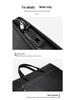Men's Genuine Leather Briefcase with Fingerprint Lock – Large Capacity Business Handbag