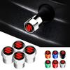 AAGK1 Car Styling 4Pcs Metal Wheel Tire Valve Caps Stem Case For Grand Vitara Sx4 Swift Alto Jimny