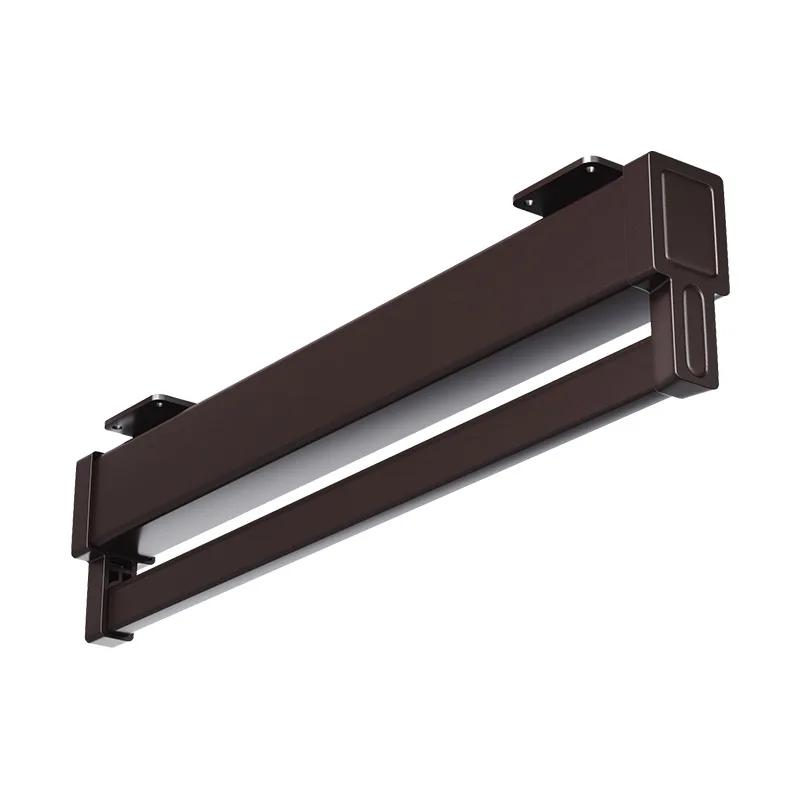 Expandable Sliding Pants Rack Collapsible Drying Holder Aluminum alloy Wardrobe Clothes Rack Wall-mounted Retractable organizer