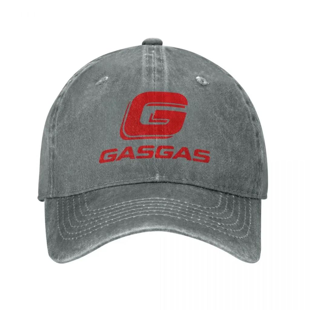 GasGas Moto Enduro Uomo Donna Cappellini da Baseball Montagna Denim Usurato Cappello Outdoor Corsa Golf Vestibilità Regolabile Cappellino da Sole