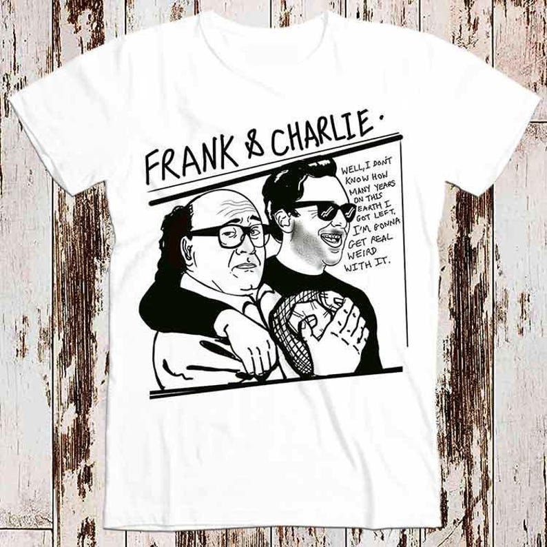 

230 Gsm 100% Cotton Danny Devito Frankcharlie Always Sunny Tv Show Best Seller T Shirt Music Retro Top Tee Gift Cool Unisex 8510 XXS білий