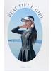 Women's Long Sleeve Skirt Style One-Piece Slimming Surf Suit