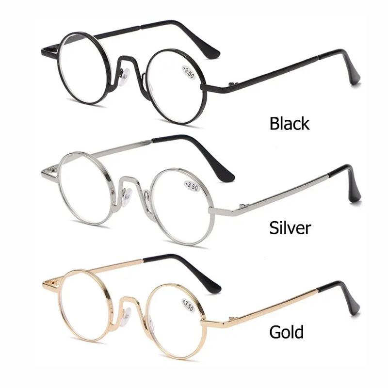 Fashion Round Reading Glasses Classic Anti Blue-ray Presbyopia Eyeglasses Anti Blue Light Computer Glasses Vision Care +1.0~+4.0