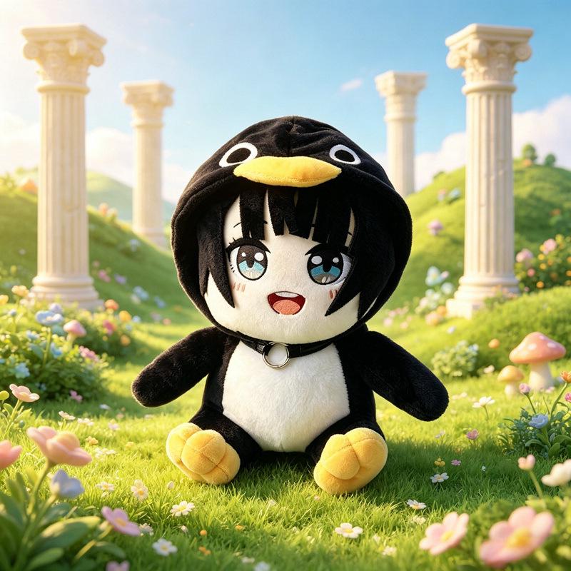 Arknights Cute Little Penguin Plush Doll Ornament