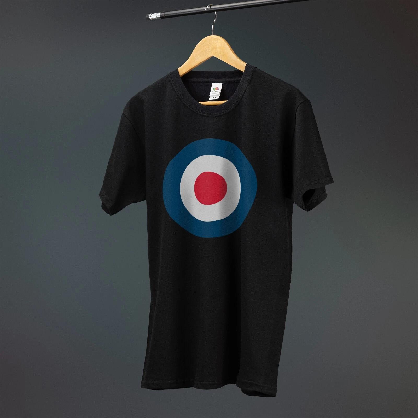 RAF Roundel Mod T-Shirt Vespa Motorcycles Ska Punk VARIOUS SIZES & COLOURS S