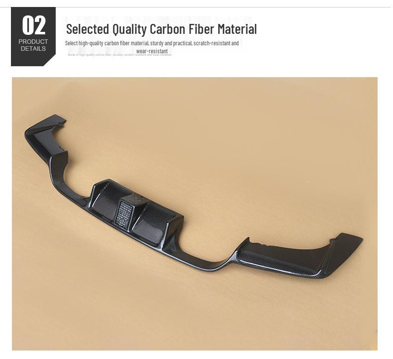 BMW M3 F80/M4 F82 Carbon Fiber Rear Diffuser with Lights