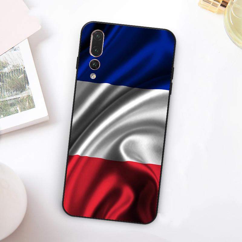 France Flag For Huawei Nova 11 10 9 SE Y70 Y60 Y90 Y61 Y91 Y73 Y72 12i 11i 8i P30 P40 Lite P60 Pro Case