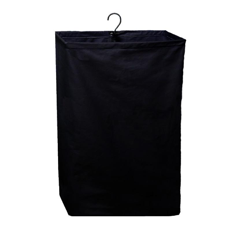Rotatable Cotton Canvas Laundry Basket - Detachable and Washable Storage Bag