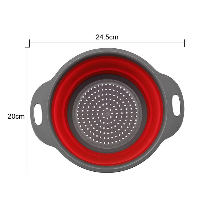 Collapsible Colander for Kitchen Fruit Vegetable Washing Basket Strainer Foldable Basket Drainer Kitchen Tools