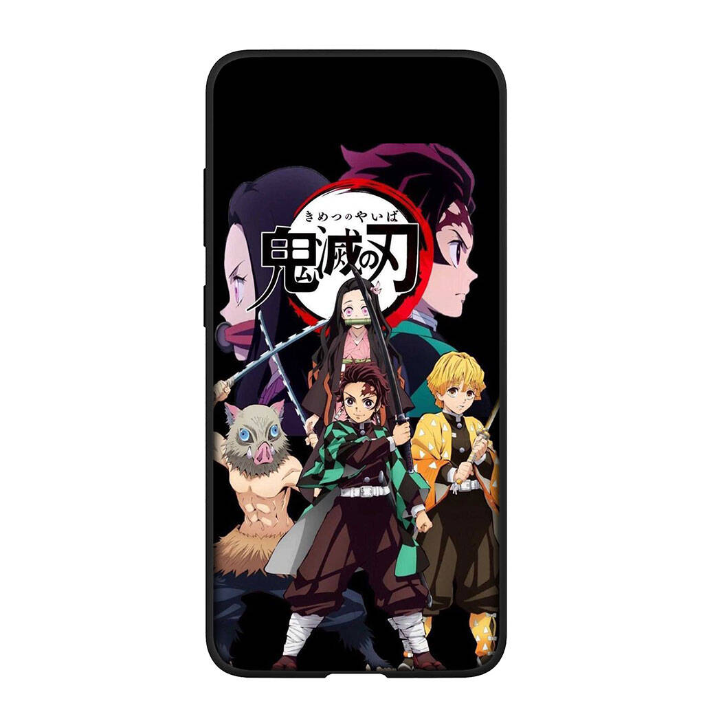 Phone Case for iPhone 17 16 15 Plus Huawei P30 P20 Lite Redmi Note 14 12 11 13 Pro Max OPPO A60 A80 A40 A18 Kamado Tanjirou Demon Slayer Cartoon Cover