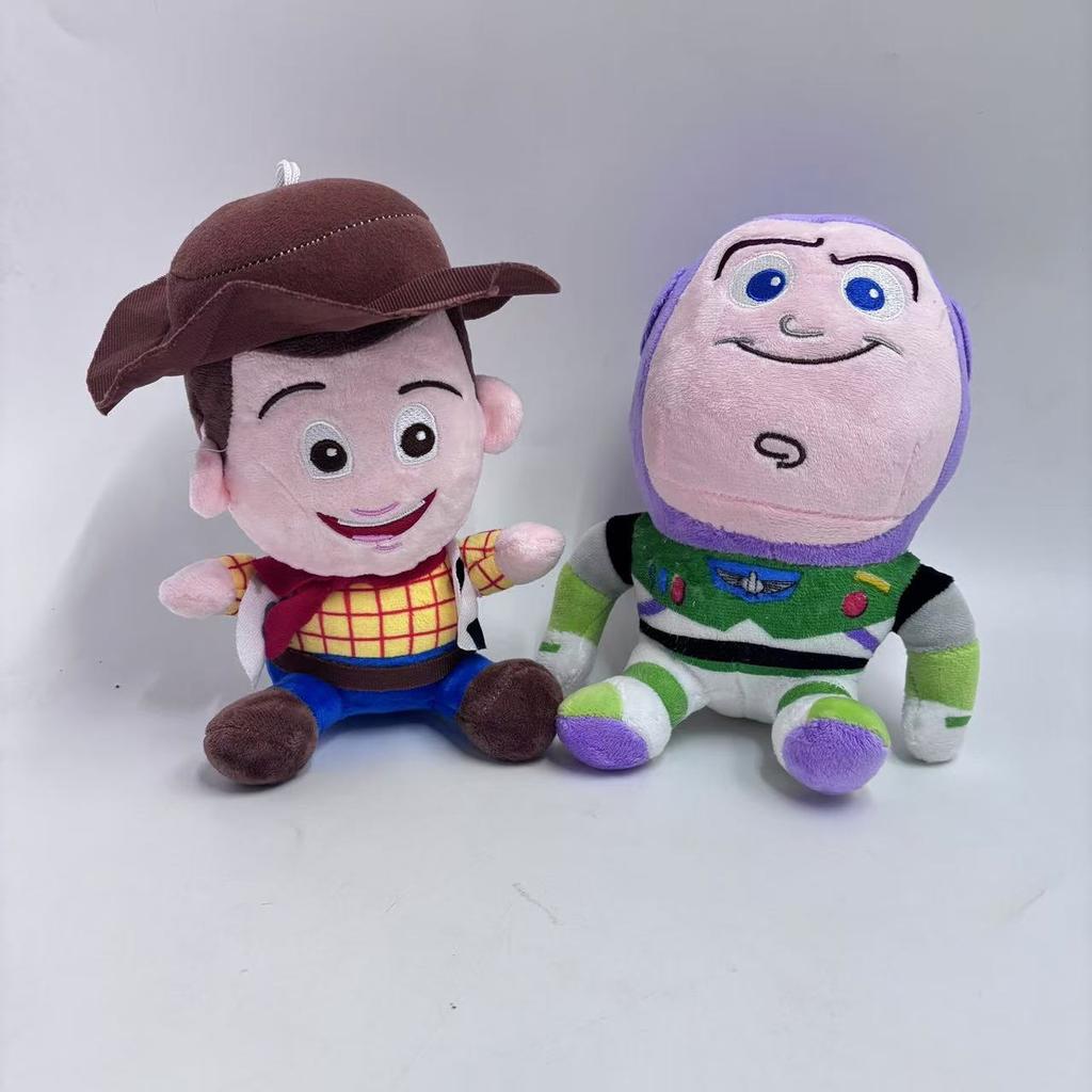 Toy Story Woody & Buzz Lightyear Cute 18cm Plush Movie Toys