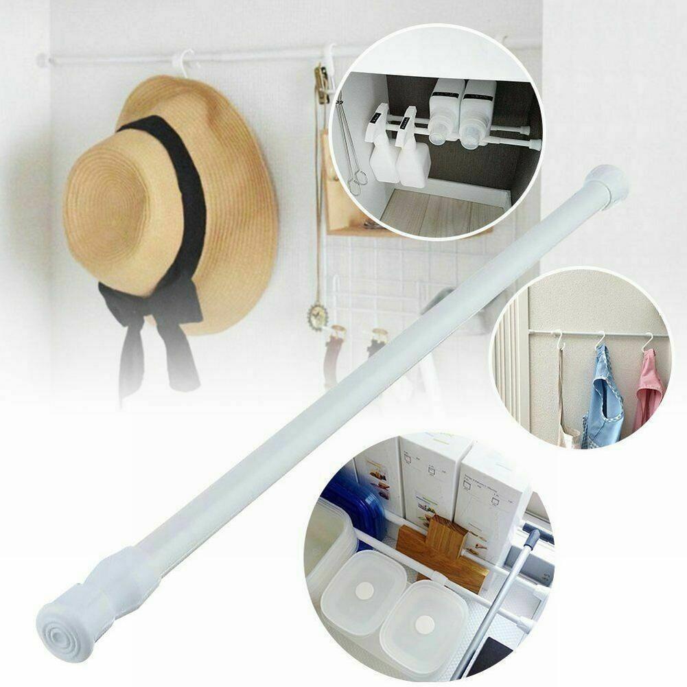 No Drill Installation Easy To Use Spring Loaded Voile Tension Rod for Your Home