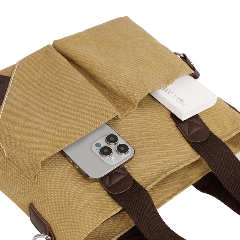 Pánské plátěné tašky přes rameno Casual Tote Cestování Pánská crossbody taška Luxusní tašky Messenger Móda Vysoce kvalitní kabelka