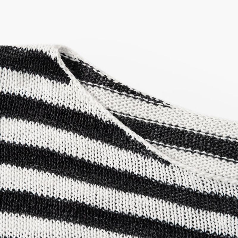 Eifini Women's Striped Thin Knit Top