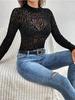 Halter Dress Sexy Single Layer Bra Stand-up Collar Mesh Bottomed Tee Tops for Women T Versatile Closet Essential Fashion Items Shirt