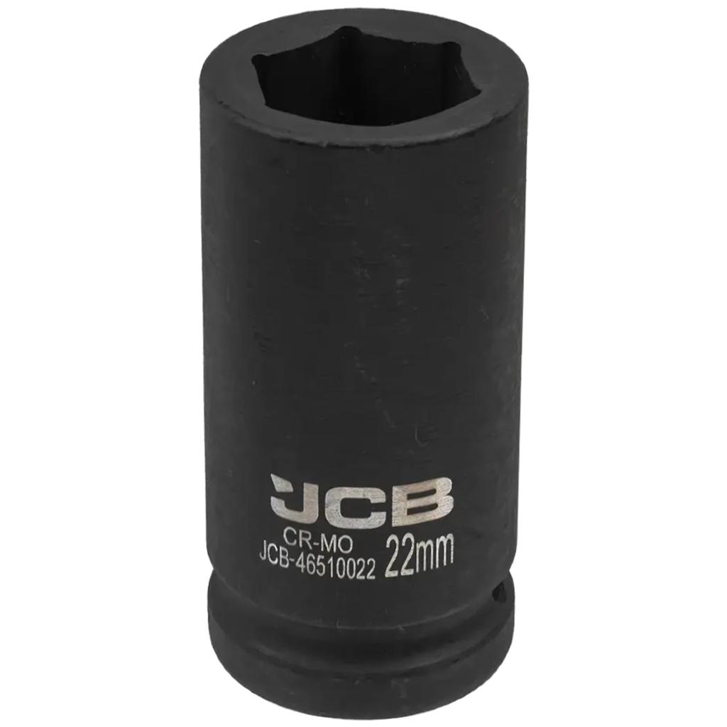 JCB 3/4" Cr-Mo Deep Impact Socket 6-Point 22mm