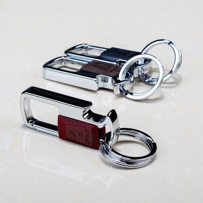 Multifunction Metal Keychain: Waist Hanging, Car Ring, Pendant, Bottle Opener, Custom Logo Gift.