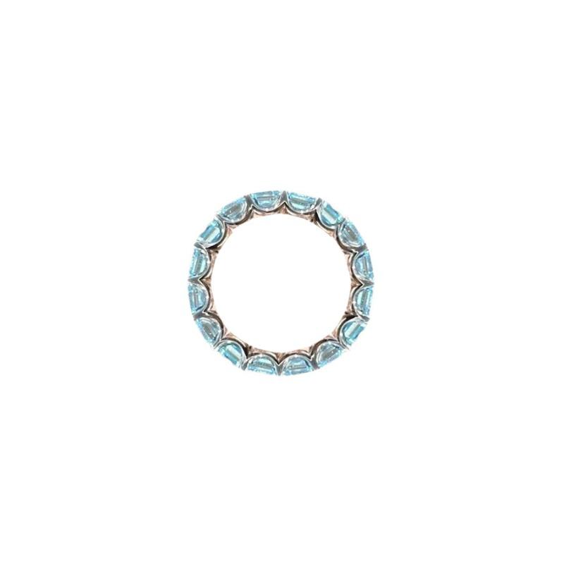 Luxurious Blue Moissanite Ring for Women Charm Simple Women's Moissanite Diamond Ring Jewelry Valentine's Day Gifts