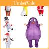 Inflatable Purple Eggplant Potato Costume For Adults Fun Party Dress Up Outfit