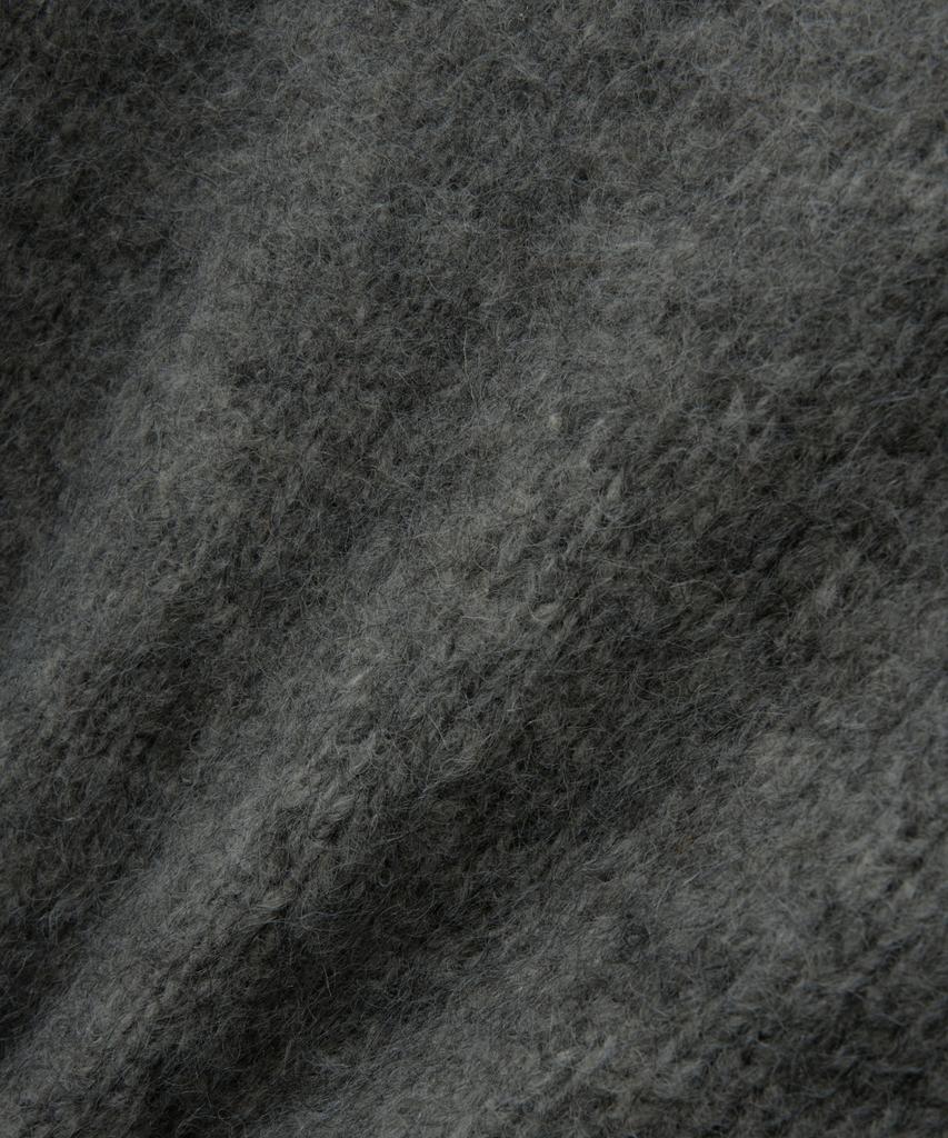 Seteo Two-Tone Mohair Blend Knit Melange Gray