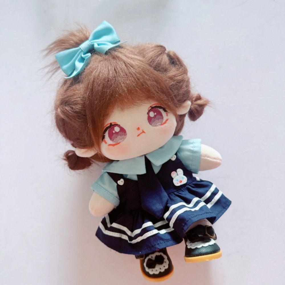 

Мягкое 20 см хлопковое кукольное платье JK униформа хлопковая кукольная одежда платье плюшевая игрушка мягкая кукла