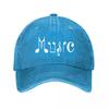 Music Printed Snapback Hat Casual Streetwear  New Vintage Washed Cotton Baseball Cap Parent Kids Sun Hats
