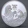 Moneta commemorativa zodiacale australiana 2026 Anno del Cavallo - Moneta con lavorazione artigianale di cavallo modello nuovo