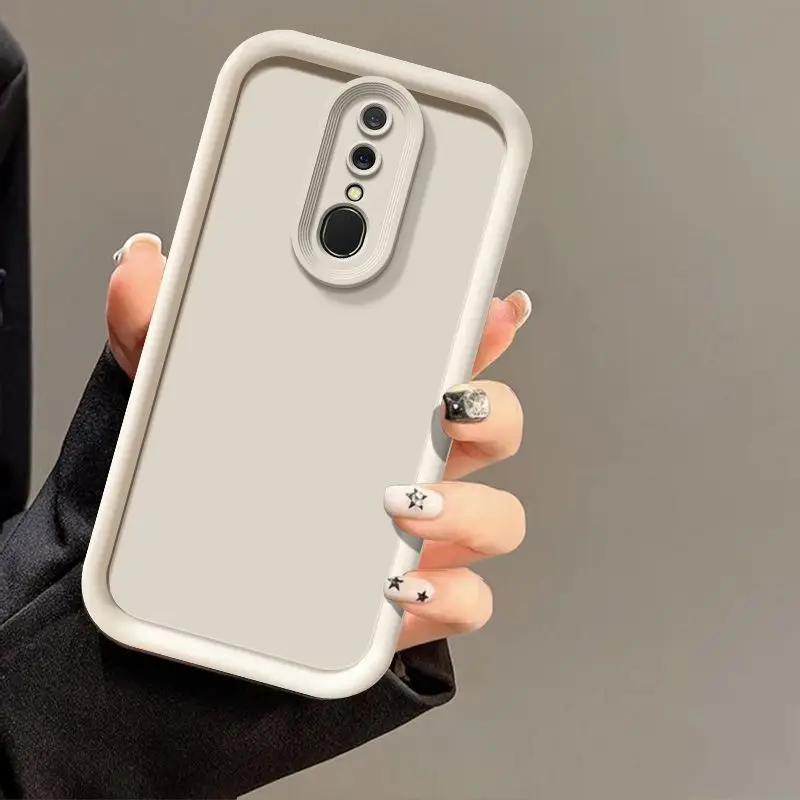 For OPPO F11 Case OppoF11 Orrs Oppa Appo F 11 Phone Cases Full Package Matte Anti Drop Soft Protective Cover Coque Capa Funda