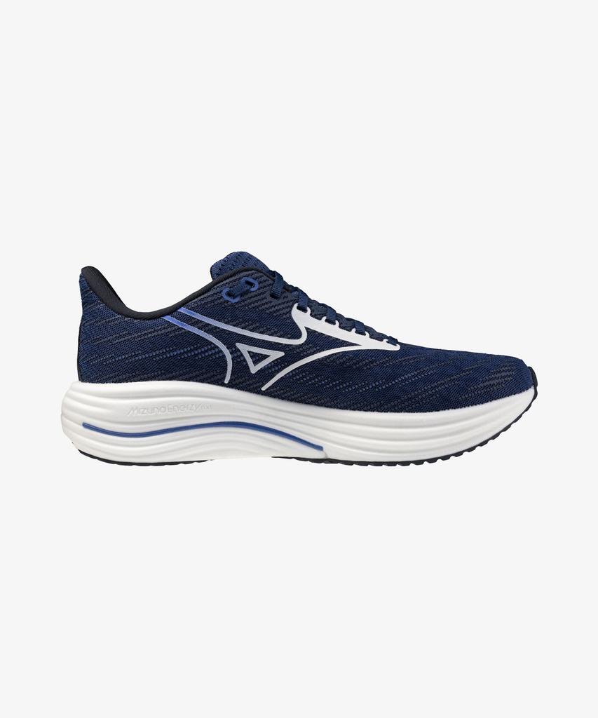 Mizuno (Men'S) Wave Rider 29 Super Wide - Estate Blue:White:Lightning Yellow / J1Gc250452