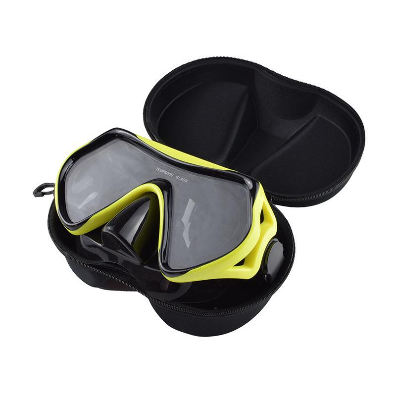 Universal Diving Mask Protective Hard Case - Snorkeling Storage Bag with Thickened Zipper, Compression-Resistant, Dustproof