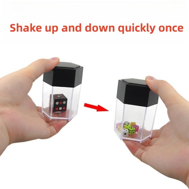 Explode Explosion Dice Easy Magic Tricks For Kids Magic Prop Novelty Funny Toy Close-up Party Performance Joke Prank Toy