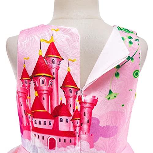 Dressy Daisy Rainbow Unicorn My Little Pony Dress-Up Costume for Birthdays, Parties, Halloween, and Christmas, Ages 4-5, Pink, Includes Hair Hoop