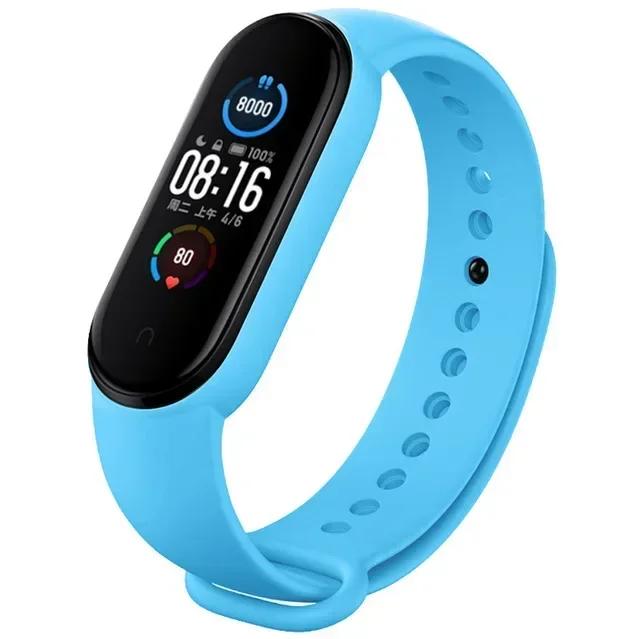 Watch Straps For Mi Band 7 6 5 4 3 Wristband Silicone Bracelet Wrist Straps MiBand 3/4 Band5 Band6 Smartwatch Accessories